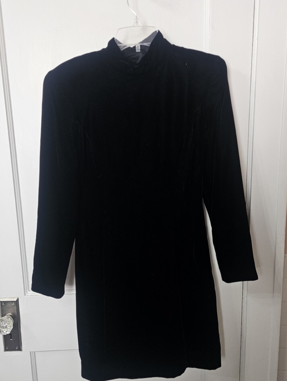Vintage Nipon Botique From Mock Neck Velvet Dress With Open Back, From Bergdorf View 5